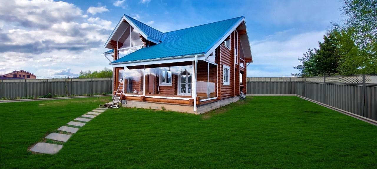 Мягкие окна на веранде загородного дома в Электростали