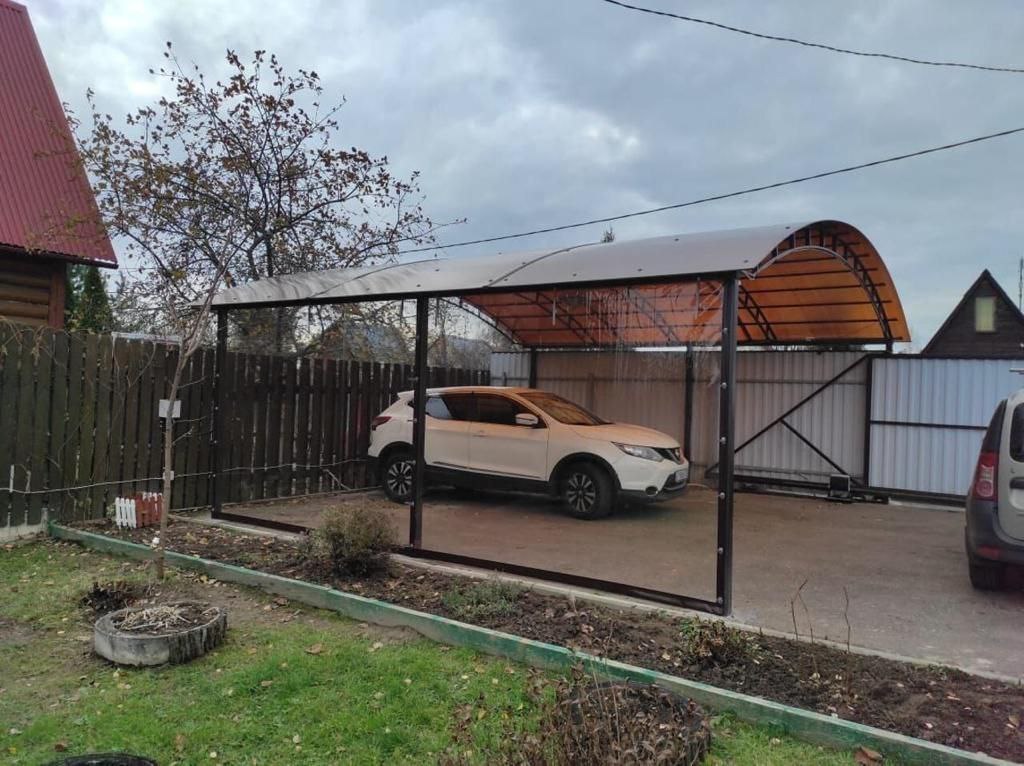 Прозрачные шторы ПВХ для навеса под автомобиль в Электростали
